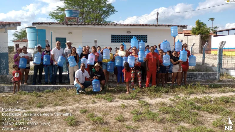 Programa Água Doce ultrapassa marca de cinco mil garrafões entregues a comunidades do semiárido