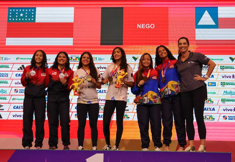 Dupla baiana de vôlei de praia conquista medalha de bronze no Jogos da Juventude
