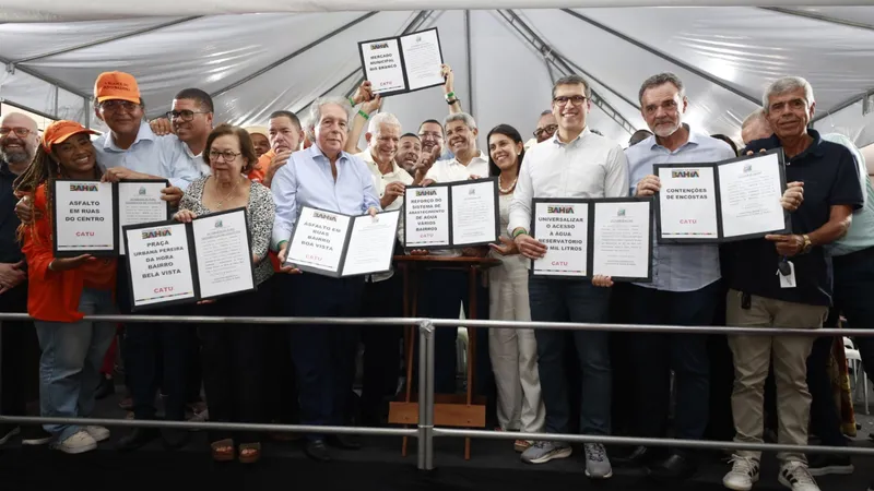 Com investimento de R$ 32 milhões, Catu ganha novo colégio de tempo integral com 12 salas de aula