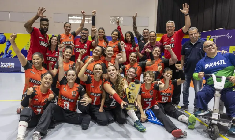 Sesi-SP conquista Campeonato Brasileiro de vôlei sentado feminino