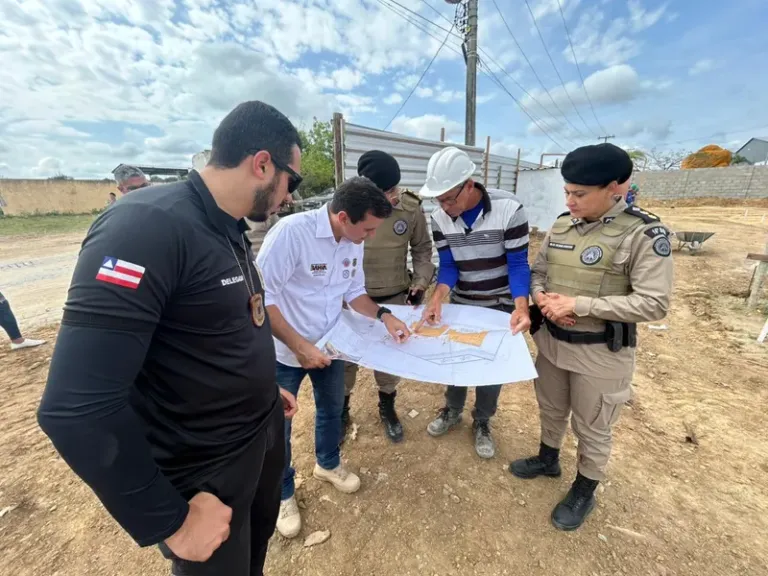 Governador autoriza e construção das unidades da PM e PC em Conceição do Coité é iniciada