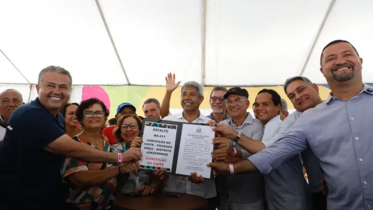 Estado investe mais de R$ 140 milhões em obras de infraestrutura, saneamento e apoio ao desenvolvimento rural em Conceição do…