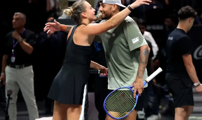 Sabalenka e Kyrgios veem pontos positivos em jogo “Batalha dos Sexos”