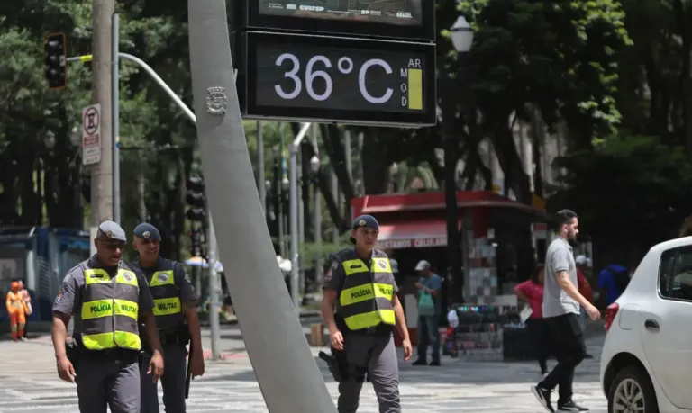 São Paulo tem nova máxima histórica para dezembro, com 36,2°C