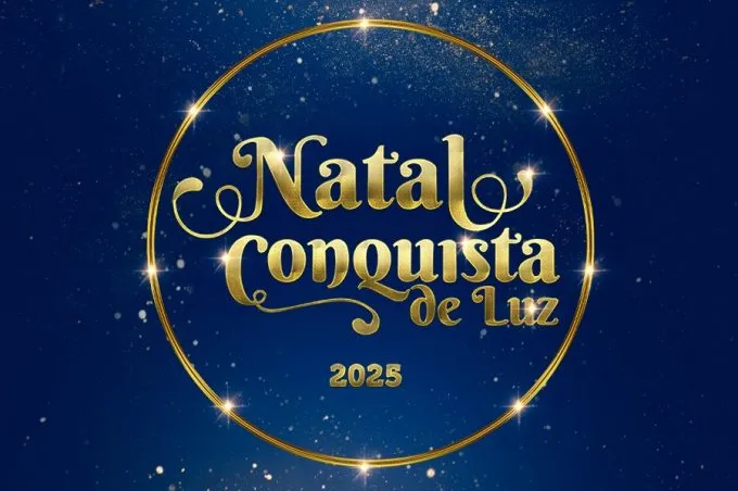 Natal Conquista de Luz 2025 encanta Praça Nove de Novembro e Tancredo Neves