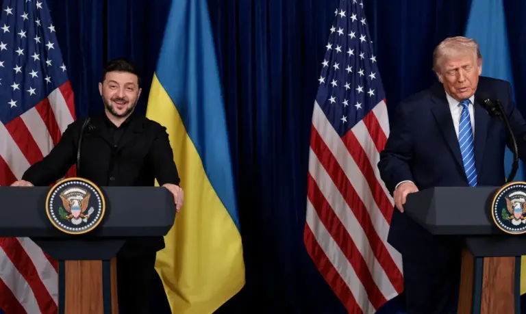 Zelensky discute com Trump presença de tropas dos EUA na Ucrânia