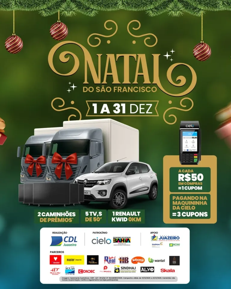 Prefeitura de Juazeiro amplia alcance do “Natal do São Francisco 2025” com participação das Feiras e Mercados