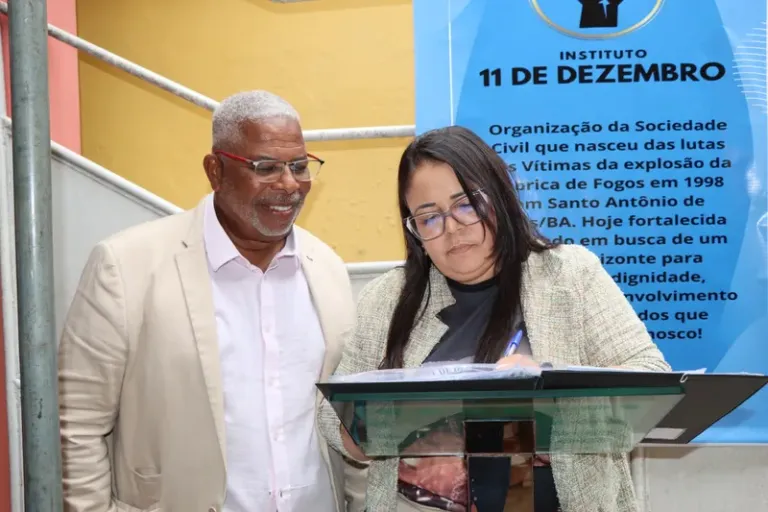 SJHD participa de ato em memória e luta por justiça pelas vítimas da explosão da fábrica de fogos, em 11 de dezembro