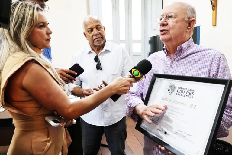 Feira de Santana recebe Prêmio Band Cidades Excelentes em saúde e bem-estar