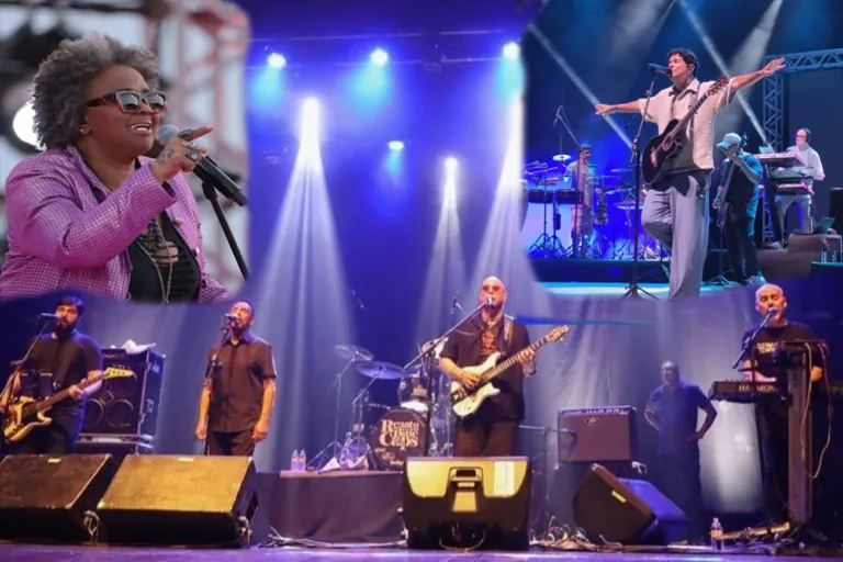 Renato e Seus Blue Caps abrem noite de shows com Sandra de Sá e Jorge Vercillo no Natal Encantado nesta 5ª