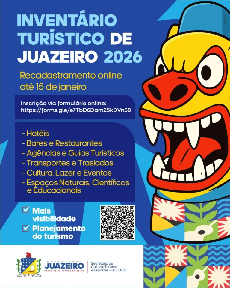 Prefeitura de Juazeiro mobiliza setor turístico para atualização do Inventário 2026