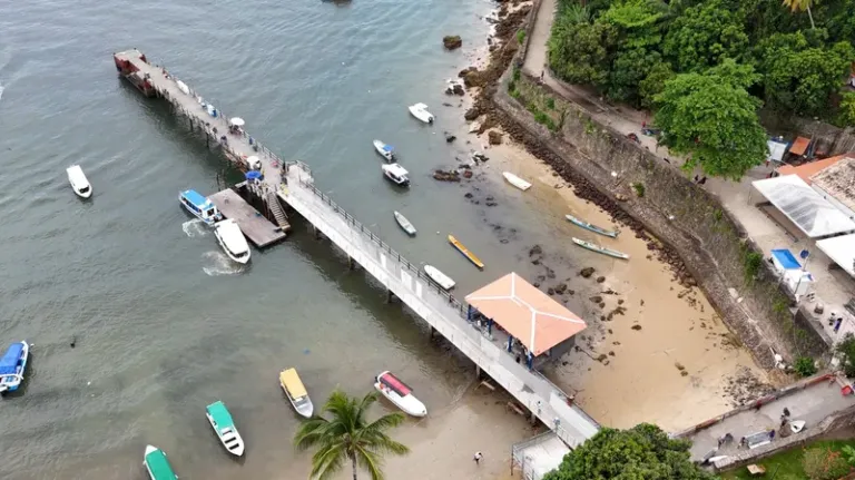 Recuperação dos atracadouros de Morro de São Paulo e de Gamboa do Morro, em Cairu, tem o investimento de R$ 8,8 milhões