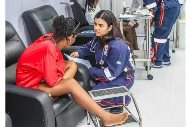 Módulo de saúde registra 197 atendimentos no Virada Salvador nos dois primeiros dias