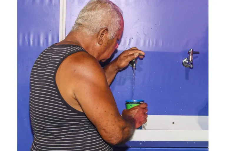 Público aprova ponto de hidratação no Festival Virada Salvador