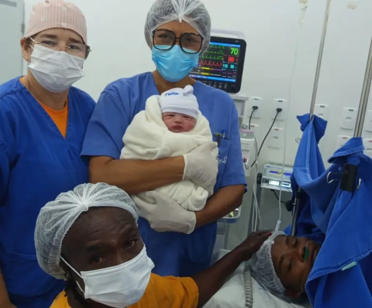 Nasce no Hospital da Mulher o primeiro bebê de 2026