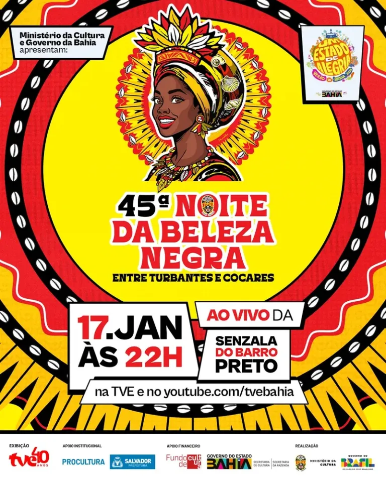 TVE exibe a Noite da Beleza Negra neste sábado