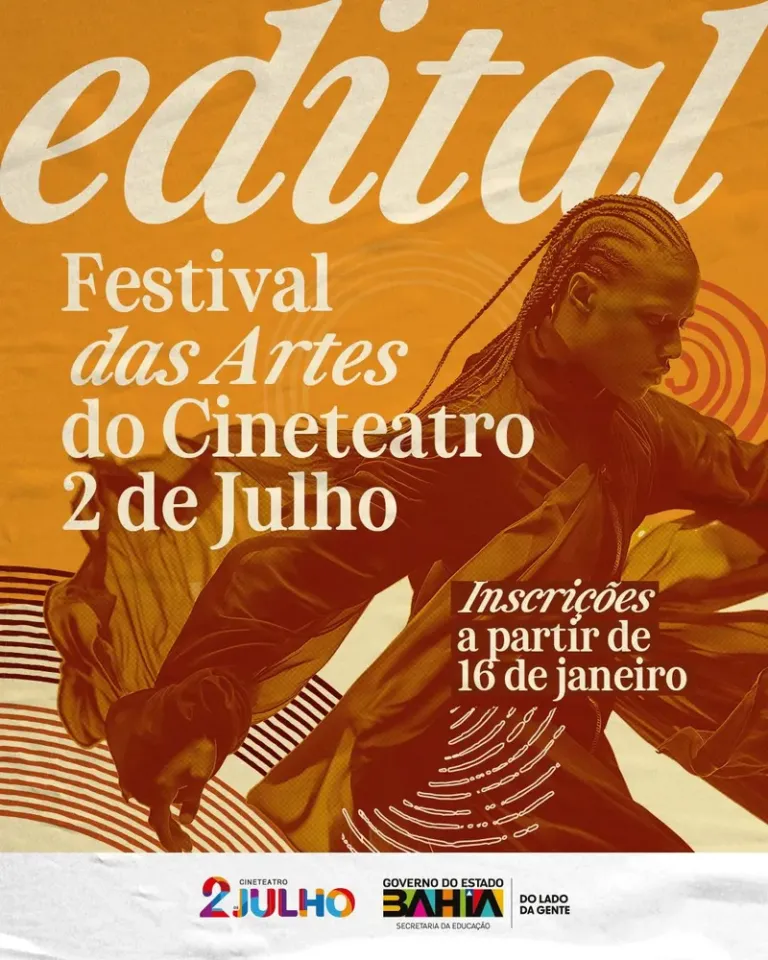 I Festival das Artes do Cineteatro 2 de Julho está com inscrições abertas