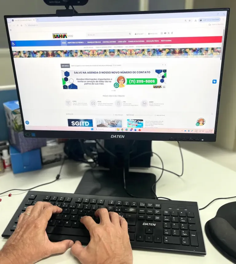 Site da Sefaz-BA dobra número de acessos e alcança 6,9 milhões de visitas em 2025