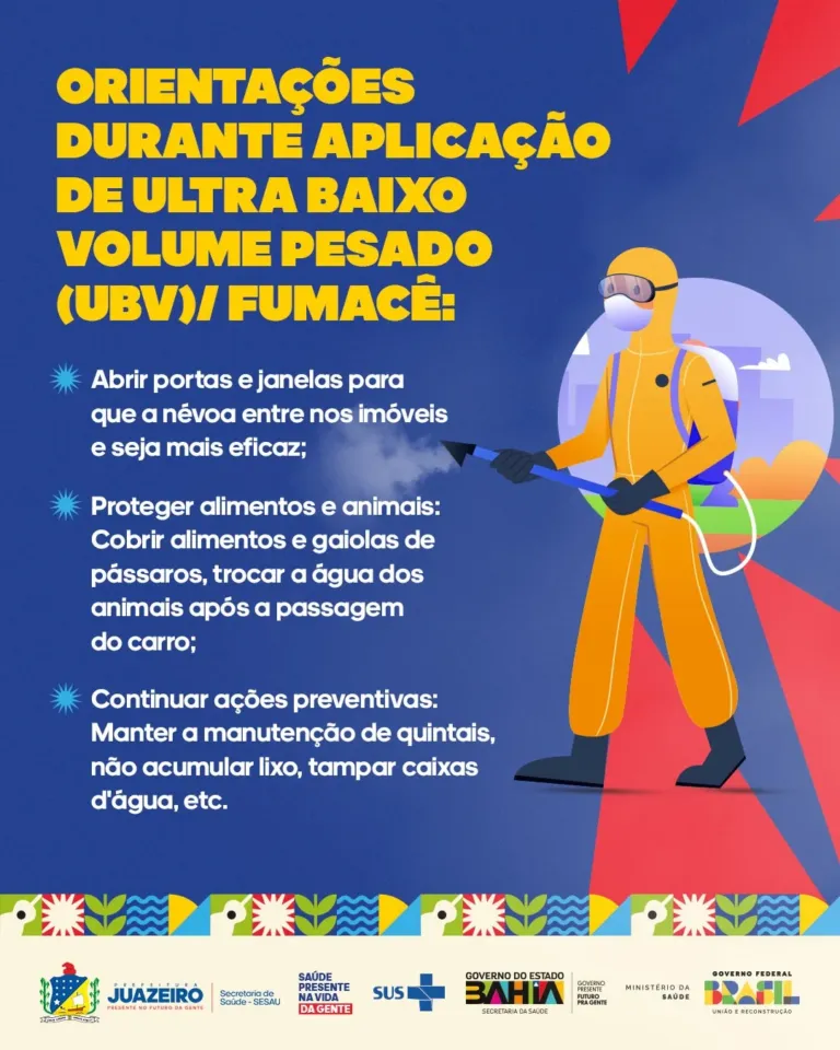 Sesau inicia aplicação de fumacê em bairros de Juazeiro nesta sexta-feira (23)