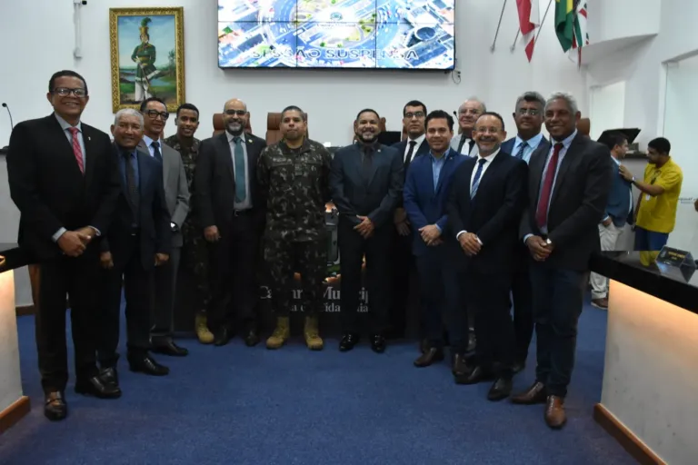 Câmara recebe novo comandante do 35° Batalhão de Infantaria de Feira de Santana