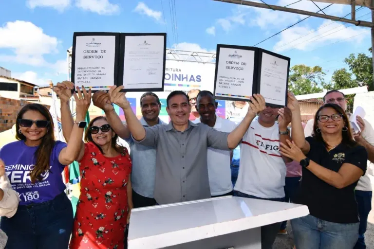 Prefeito Gustavo Carmo assina ordens de serviço para requalificação de ruas no Parque Vitória