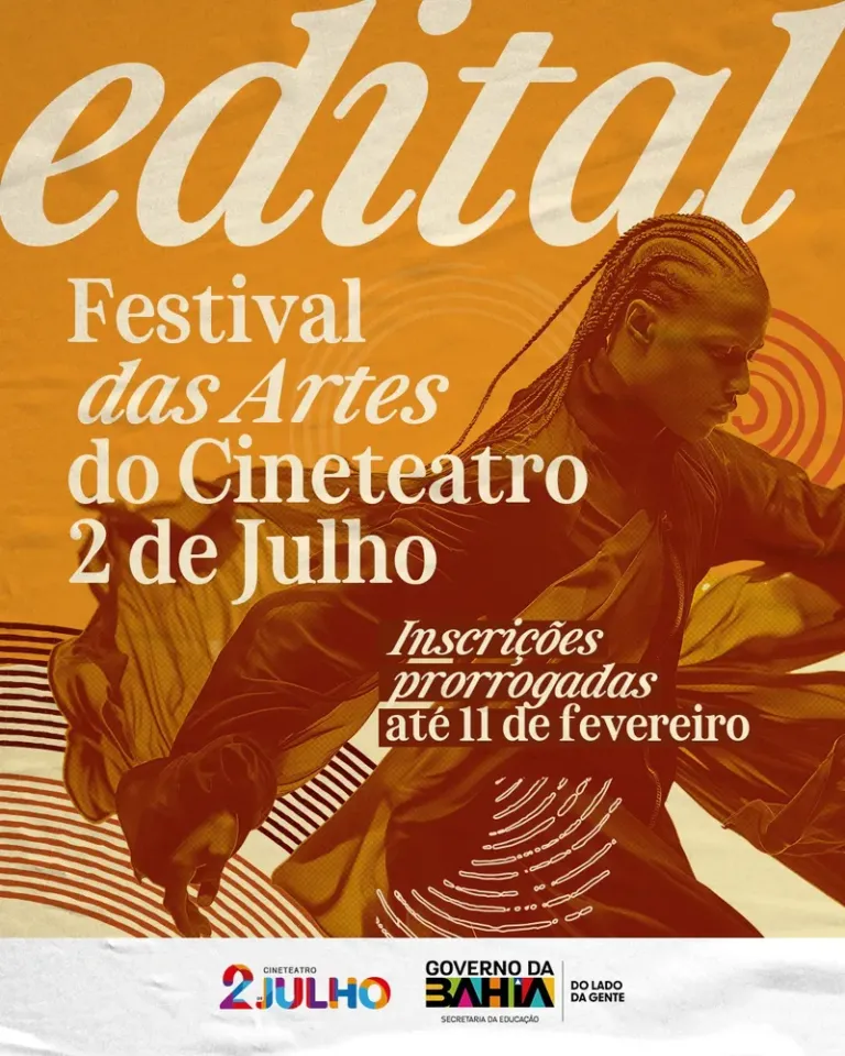 Inscrições Prorrogadas para o I Festival das Artes do Cineteatro 2 de Julho