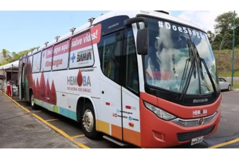 Hemóvel chega ao Centro Administrativo para doação de sangue nesta terça