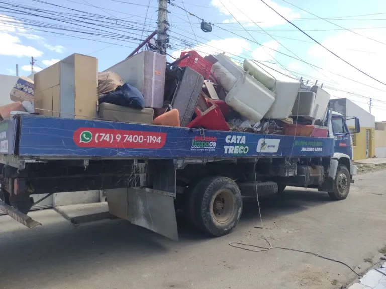Cata Treco registra 245 solicitações e recolhe 266 materiais em janeiro em Juazeiro