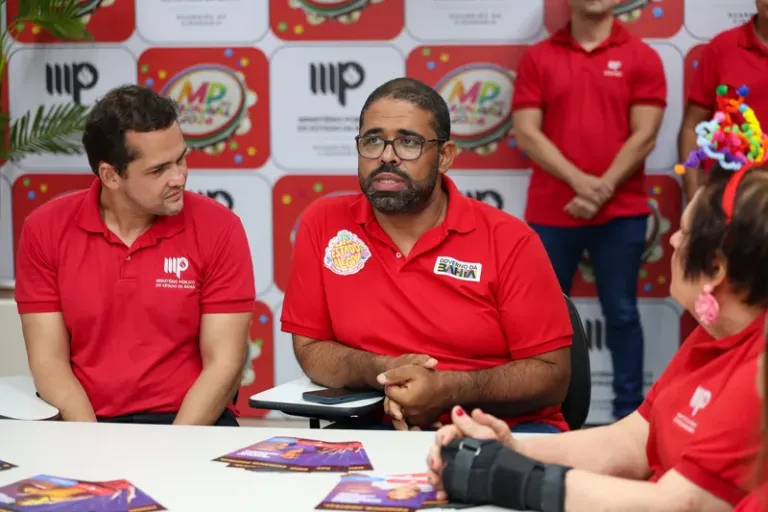 Carnaval 2026: visita do secretário de Direitos Humanos reforça importância da parceria MPBA e SJDH