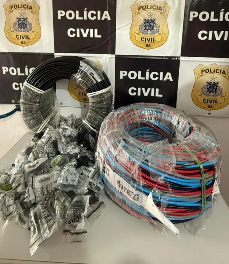 Homem é preso por furto à base da Coelba em Conceição do Coité