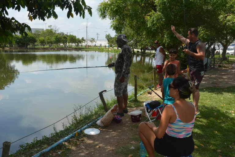 Pescaria Solidária no Parque da Lagoa une preservação ambiental e amparo social em Feira