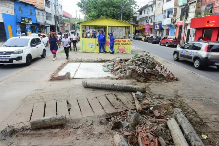 Obras da segunda etapa do camelódromo de Narandiba
