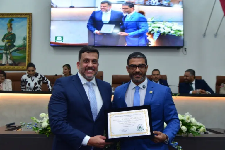 Título de Cidadão Feirense: Promotor de Justiça Pedro Safira recebe honraria