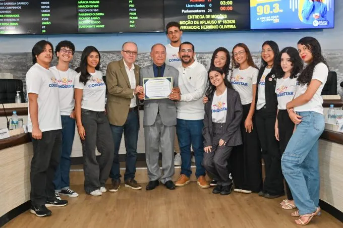 Secretaria de Desenvolvimento Econômico recebe moção de aplauso da Câmara de Vereadores pelo Projeto Conquistar