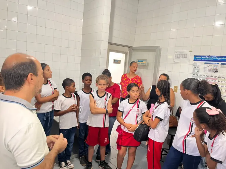 Estudantes de Alagoinhas visitam Estação de Tratamento do Sobocó