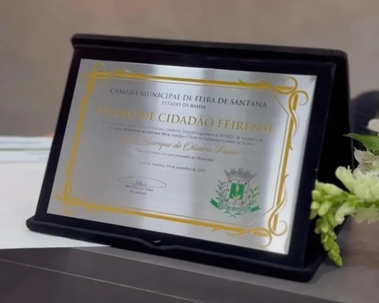 Personalidades serão homenageadas na Câmara com a cidadania feirense