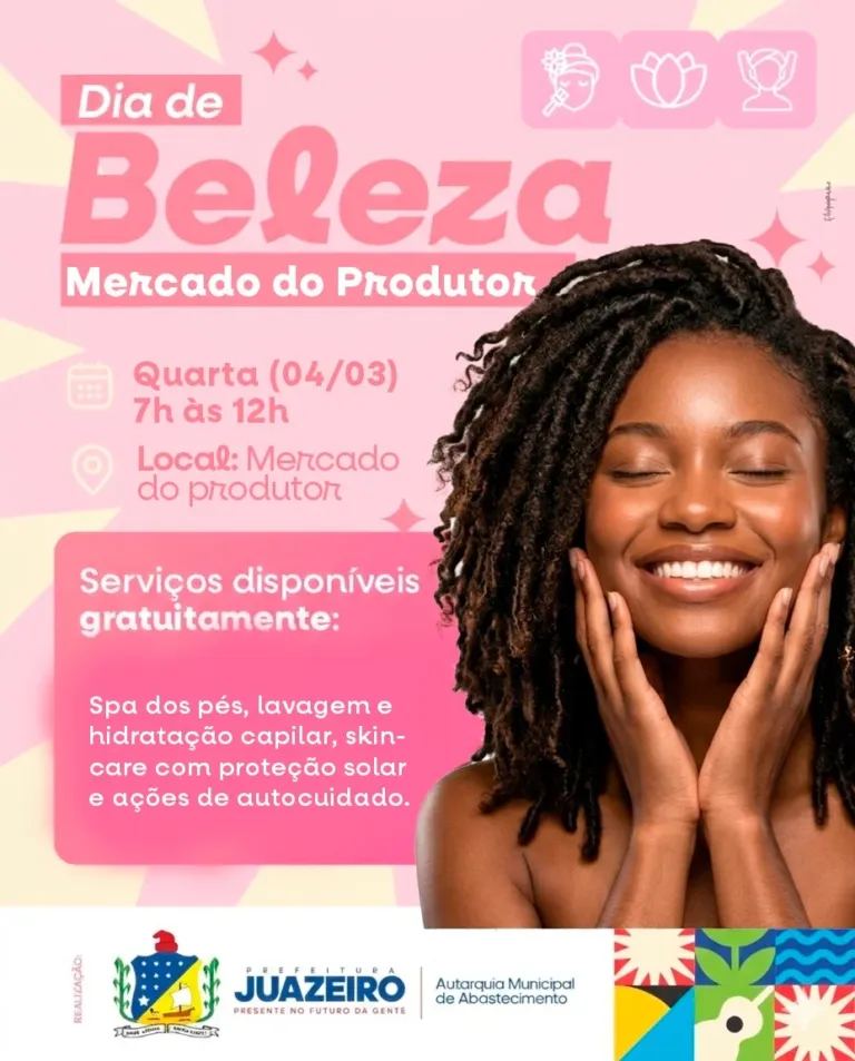 Mulheres do Mercado do Produtor recebem ação especial de beleza no dia 4 de março