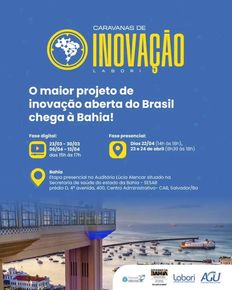 Caravana de Inovação chega à Bahia para modernizar advocacia pública