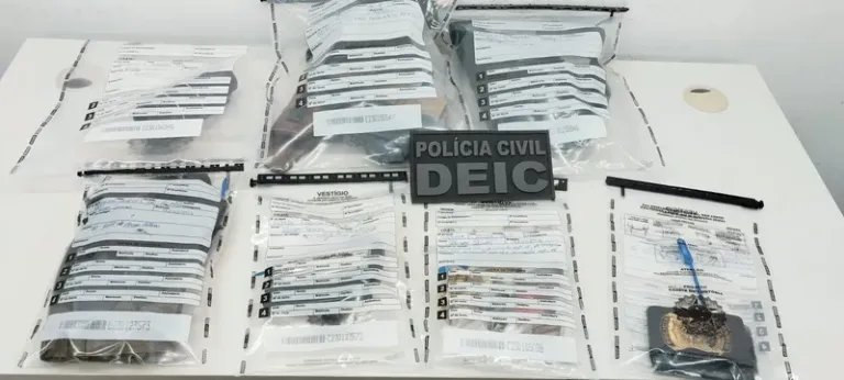 Polícia Civil apreende munições e acessórios em investigação de extorsão mediante sequestro