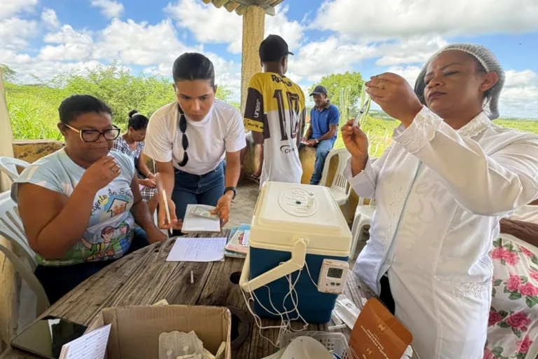 Vacinação itinerante nos distritos será encerrada em Jaguara no dia 24