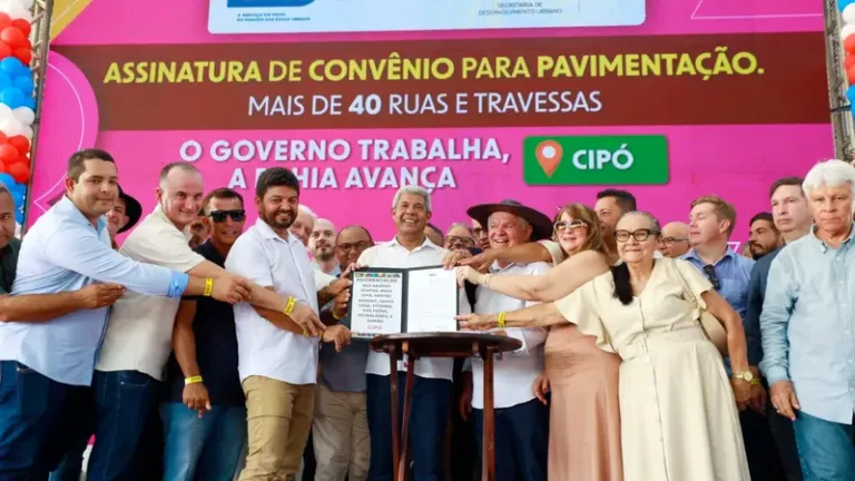 Governo do Estado firma convênio de R$ 10 milhões e amplia desenvolvimento urbano em Cipó