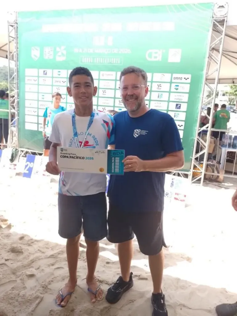 Promessa baiana de águas abertas vence Campeonato Brasileiro em Santa Catarina e se classifica para competição internacional