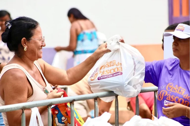 Com 24 pontos de entrega, Cesta de Páscoa 2026 começa a ser distribuída na sede