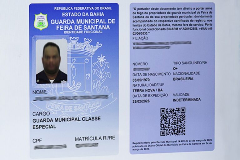 Guarda Municipal passa a contar com nova identidade funcional digital mais segura e moderna