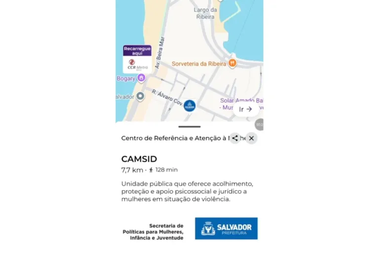 Salvador integra rede de apoio às mulheres ao aplicativo de transporte Cittamobi