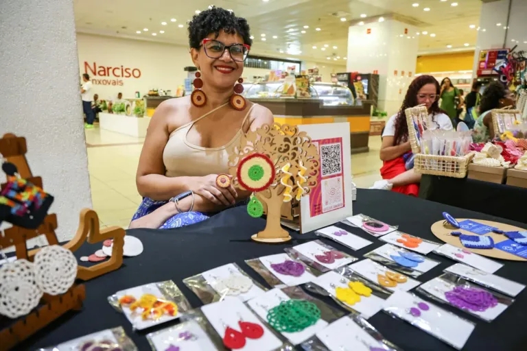 Com novo nome, feira de crochê e macramê acontece em shopping de Salvador até o dia 28 de março