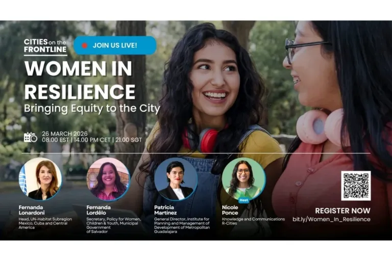 Prefeitura de Salvador destaca protagonismo feminino e inovação em resiliência urbana em evento internacional