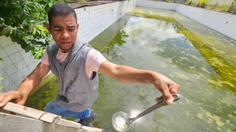 Inspeção descarta focos do Aedes aegypti em piscina da ACRA e reforça monitoramento em Alagoinhas