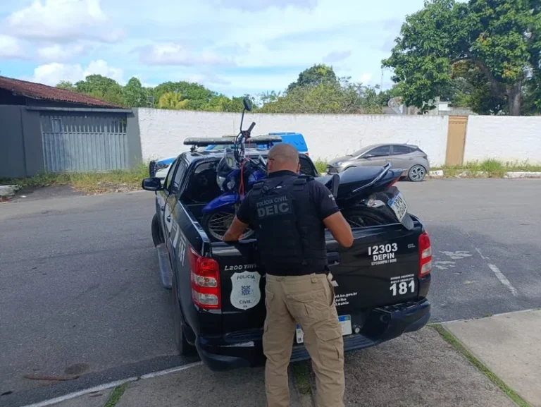 Polícia Civil recupera motocicleta e celulares subtraídos em Eunápolis