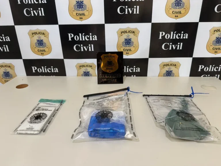 Homem é preso em flagrante por tráfico de drogas durante ação da Polícia Civil em Juazeiro